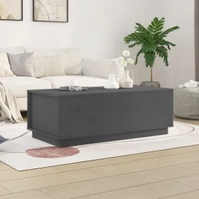 Couchtisch aus massivem grauem Kiefernholz, 100 x 50 x 35 cm von vidaXL, Couchtisch - Ref: Foro24-813422, Preis: 116,10 €, Ra...