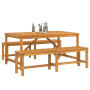Conjunto de Comedor de Jardín de 3 Piezas de Madera Sólida de Acacia de , Mesas de jardín - Ref: Foro24-3154115, Precio: 393,...