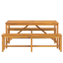 Conjunto de Comedor de Jardín de 3 Piezas de Madera Sólida de Acacia de , Mesas de jardín - Ref: Foro24-3154115, Precio: 393,...