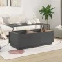 Solid gray pine wood coffee table 100x50x35 cm by vidaXL, Coffee table - Ref: Foro24-813422, Price: 116,10 €, Discount: %