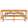 Juego de comedor de jardín de 6 piezas madera maciza de acacia de , Mesas de jardín - Ref: Foro24-3154116, Precio: 675,87 €, ...