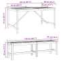 Conjunto de Comedor de Jardín de 3 Piezas de Madera Sólida de Acacia de , Mesas de jardín - Ref: Foro24-3154115, Precio: 393,...
