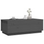Couchtisch aus massivem grauem Kiefernholz, 100 x 50 x 35 cm von vidaXL, Couchtisch - Ref: Foro24-813422, Preis: 117,56 €, Ra...