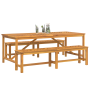 Juego de Comedor de Jardín de 3 Piezas, Madera Maciza de Acacia de , Mesas de jardín - Ref: Foro24-3154119, Precio: 496,15 €,...