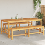 Juego de Comedor de Jardín de 3 Piezas, Madera Maciza de Acacia de , Mesas de jardín - Ref: Foro24-3154119, Precio: 496,15 €,...