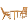 Juego de Comedor de Jardín de 3 Piezas de Madera Maciza de Acacia de , Mesas de jardín - Ref: Foro24-3154121, Precio: 260,65 ...