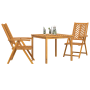 Juego de Comedor de Jardín de 3 Piezas de Madera Maciza de Acacia de , Mesas de jardín - Ref: Foro24-3154121, Precio: 260,65 ...