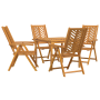 Conjunto de Comedor de Jardín de 5 Piezas de Madera Sólida de Acacia de , Mesas de jardín - Ref: Foro24-3154122, Precio: 404,...