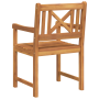 Juego de sillas 4 pcs 56x55.5x90 cm Madera maciza de Acacia