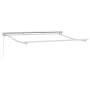 Toldo Retráctil Manual Rojo y Blanco 350x200 cm de , Toldos - Ref: Foro24-3329691, Precio: 243,44 €, Descuento: %