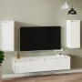 Wall cabinet 2 pcs solid white pine wood 30x30x80 cm by vidaXL, Shelves and shelves - Ref: Foro24-813498, Price: 90,77 €, Dis...