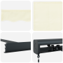 Toldo Retráctil Manual Crema 300x250 cm de , Toldos - Ref: Foro24-3329917, Precio: 421,04 €, Descuento: %