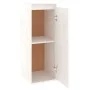 Armario de pared 2 uds madera maciza de pino blanco 30x30x80 cm de vidaXL, Estantes y estanterías - Ref: Foro24-813498, Preci...