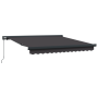 Toldo retráctil manual antracita 300x250 cm de , Toldos - Ref: Foro24-3329931, Precio: 420,89 €, Descuento: %