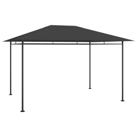 Cenador gris antracita 384x281x270 cm 180 g/m² en Carpas y cenadores | Comprar online en Foro24