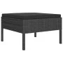 5-piece garden furniture set with black synthetic rattan cushions by vidaXL, Garden sets - Ref: Foro24-3094369, Price: 324,98...