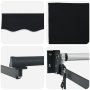 Toldo Retráctil Automático Negro 300x250 cm de , Toldos - Ref: Foro24-3330044, Precio: 267,16 €, Descuento: %