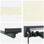 Toldo Manual Retráctil Crema 350x250 cm de , Toldos - Ref: Foro24-3330205, Precio: 531,50 €, Descuento: %