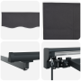 Toldo Retráctil Manual Naranja y Blanco 350x250 cm de , Toldos - Ref: Foro24-3330213, Precio: 518,19 €, Descuento: %