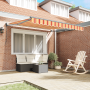 Toldo Retráctil Manual Naranja y Rojo 350x250 cm de , Toldos - Ref: Foro24-3330259, Precio: 184,09 €, Descuento: %