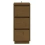 Sideboard 2 Stk. massives honigbraunes Kiefernholz 32x34x75 cm von vidaXL, Sideboards - Ref: Foro24-813372, Preis: 80,59 €, R...