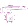 Toldo Retráctil Manual Raya Multicolor 350x250 cm de , Toldos - Ref: Foro24-3330289, Precio: 230,64 €, Descuento: %