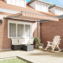 Toldo Retráctil Automático a Rayas Multicolor 350x250 cm de , Toldos - Ref: Foro24-3330291, Precio: 353,40 €, Descuento: %