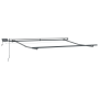 Toldo retráctil manual con franjas LED multicolor 350x250 cm de , Toldos - Ref: Foro24-3330308, Precio: 380,62 €, Descuento: %