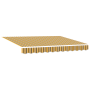 Toldo Retráctil Automático de Multicolor Rayas 350x250 cm de , Toldos - Ref: Foro24-3330309, Precio: 346,07 €, Descuento: %