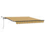 Toldo Retráctil Automático con Raya Multicolor LED 350x250 cm de , Toldos - Ref: Foro24-3330310, Precio: 519,63 €, Descuento: %