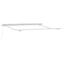 Toldo Retráctil Manual Verde y Blanco 350x250 cm de , Toldos - Ref: Foro24-3330465, Precio: 363,40 €, Descuento: %