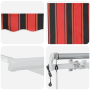 Toldo Retráctil Automático Naranja y Marrón 400x300 cm | Foro24.es | Tu tienda online para hogar, jardín y más Foro24.es
