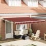Toldo Retráctil Manual Naranja y Marrón 400x300 cm de , Toldos - Ref: Foro24-3330513, Precio: 246,24 €, Descuento: %
