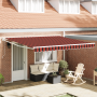 Toldo Retráctil Automático Naranja y Marrón 400x300 cm de , Toldos - Ref: Foro24-3330514, Precio: 451,75 €, Descuento: %