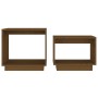 Stackable coffee tables 2 units solid brown pine wood by vidaXL, Coffee table - Ref: Foro24-813528, Price: 56,13 €, Discount: %