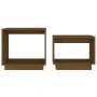 Stackable coffee tables 2 units solid brown pine wood by vidaXL, Coffee table - Ref: Foro24-813528, Price: 55,42 €, Discount: %