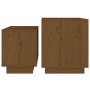 Stackable coffee tables 2 units solid brown pine wood by vidaXL, Coffee table - Ref: Foro24-813528, Price: 56,13 €, Discount: %