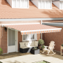 Toldo Retráctil Automático Rayas Multicolor 400x300 cm de , Toldos - Ref: Foro24-3330571, Precio: 1,00 €, Descuento: %