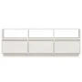 Massiver TV-Schrank aus weißem Kiefernholz, 140 x 37 x 50 cm von vidaXL, TV-Möbel - Ref: Foro24-813431, Preis: 132,22 €, Raba...