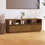 Honigbrauner TV-Schrank aus massivem Kiefernholz, 140 x 37 x 50 cm von vidaXL, TV-Möbel - Ref: Foro24-813433, Preis: 135,96 €...