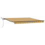 Toldo Retráctil Automático con Raya Multicolor LED 400x350 cm de , Toldos - Ref: Foro24-3330774, Precio: 668,67 €, Descuento: %