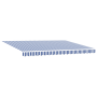 Toldo Retráctil Automático Azul y Blanco 450x300 cm de , Toldos - Ref: Foro24-3330848, Precio: 606,57 €, Descuento: %