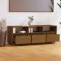Honigbrauner TV-Schrank aus massivem Kiefernholz, 140 x 37 x 50 cm von vidaXL, TV-Möbel - Ref: Foro24-813433, Preis: 134,06 €...