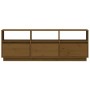 Honigbrauner TV-Schrank aus massivem Kiefernholz, 140 x 37 x 50 cm von vidaXL, TV-Möbel - Ref: Foro24-813433, Preis: 135,96 €...