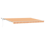 Toldo Retráctil Automático de con LED Amarillo y Naranja 450x300 cm de , Toldos - Ref: Foro24-3330902, Precio: 603,04 €, Desc...