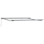 Toldo Manual Retráctil Rayado Rojo y Blanco 450x300 cm de , Toldos - Ref: Foro24-3330917, Precio: 361,08 €, Descuento: %