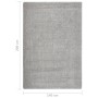 Light gray non-slip shaggy rug 140x200 cm by vidaXL, Rugs - Ref: Foro24-340384, Price: 71,31 €, Discount: %