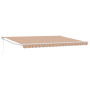 Toldo Automático Retráctil Rayas Multicolor 450x300 cm de , Toldos - Ref: Foro24-3330936, Precio: 395,23 €, Descuento: %