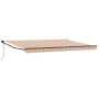 Toldo Retráctil Automático a Rayas Multicolor 450x300 cm de , Toldos - Ref: Foro24-3330938, Precio: 420,89 €, Descuento: %