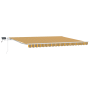 Toldo Manual Retráctil con Rayas Multicolores LED 450x300 cm de , Toldos - Ref: Foro24-3330942, Precio: 373,66 €, Descuento: %